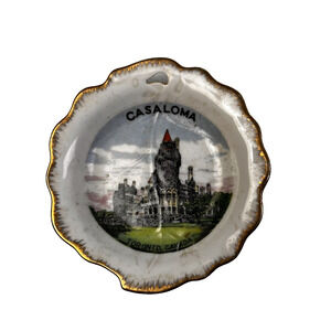 Casa Loma Toronto Canada Souvenir Plate Travel Castle Vintage Made In Japan